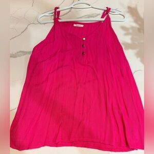 Maurices Fuchsia Camisole with Button Detail